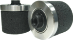 2-inch vacuum-brazed diamond drum wheel for efficient granite polishing.
