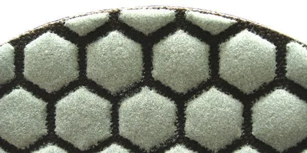 4-inch dry diamond polishing pads for marble, granite, quartz, stone, and concrete surfaces.
