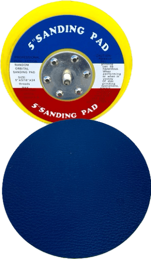 5-inch Makita vinyl backup pad for efficient sanding and polishing.