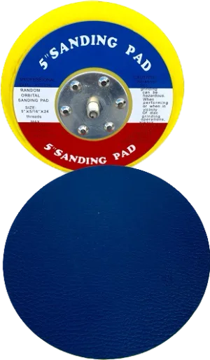 5-inch Makita vinyl backup pad for efficient sanding and polishing.