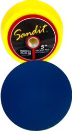 5-inch vinyl sandit back pad for enhanced comfort and support.