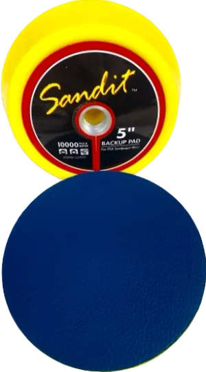 5-inch vinyl sandit back pad for enhanced comfort and support.