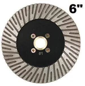 6-inch flush cut diamond blade for precision cutting and smooth finishes.