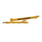 Abaco-Swing-Arm-Forklift-Boom Yellow Abaco swing arm forklift boom for efficient material handling and construction tasks.