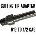 Radial arm machine with adapter replacement bit for efficient woodworking projects.