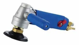 Rear view of an air polisher for effective surface cleaning and polishing.