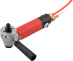 Granite air polisher with side exhaust for efficient stone polishing and finishing.