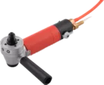 Granite air polisher with side exhaust for efficient stone polishing and finishing.