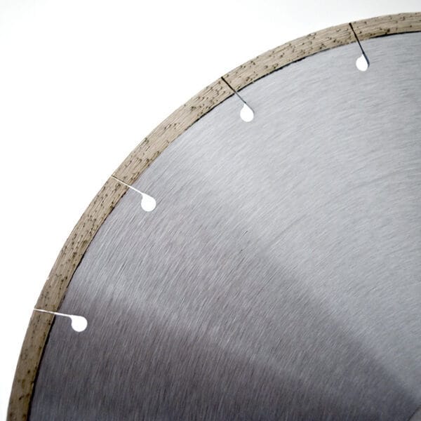 Blue Ripper diamond blade for cutting granite efficiently and precisely.