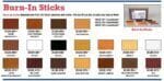 Colorful burn-in sticks arranged artistically for enhancing ambiance and creativity in projects.
