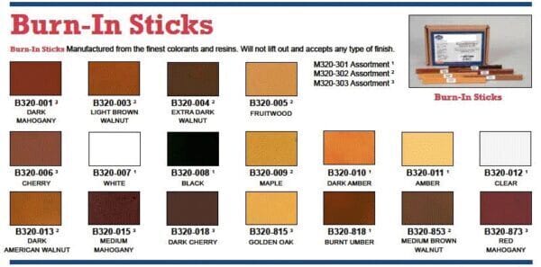 Colorful burn-in sticks arranged artistically for enhancing ambiance and creativity in projects.