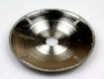 Concave electroplated blade ideal for marble cutting and precision craftsmanship.