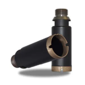 Diamond core bit for CNC granite cutting.