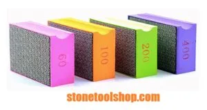 diamond hand polishing pad marble granite quartz