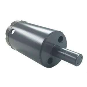 Diamond core bit shank for tile drilling and construction projects.