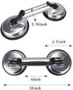 Double vacuum suction cup lifter designed for lifting granite and heavy materials easily.