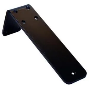 Heavy-duty steel countertop support bracket for durable kitchen installations.