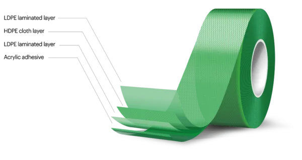 Woven cloth substrate for g-tape, ideal for crafting and industrial applications.
