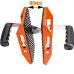 hand_clamp_double_60mm_abaco_aardwolf.jpg Double hand clamp, 60mm, Abaco Aardwolf tool for securing materials in woodworking.