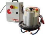 Single-speed portable milling machine router for precision woodwork and DIY projects.