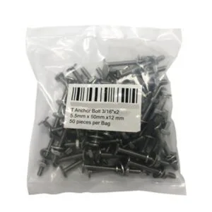 Heavy-duty anchor bolt for secure construction and structural applications.