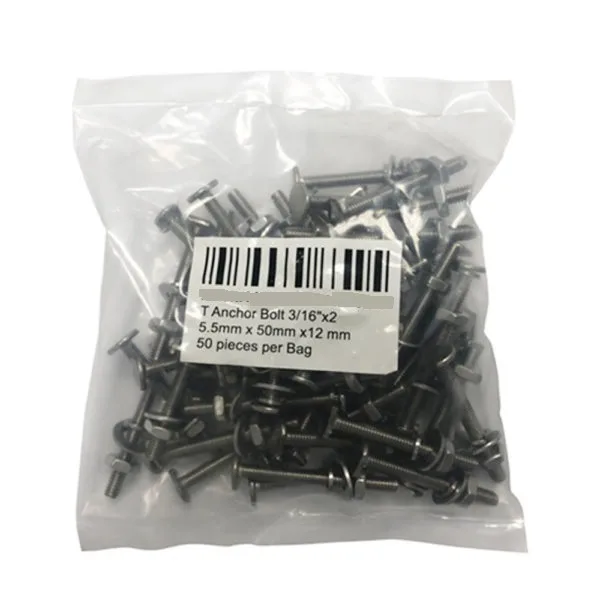 Heavy-duty anchor bolt for secure construction and structural applications.