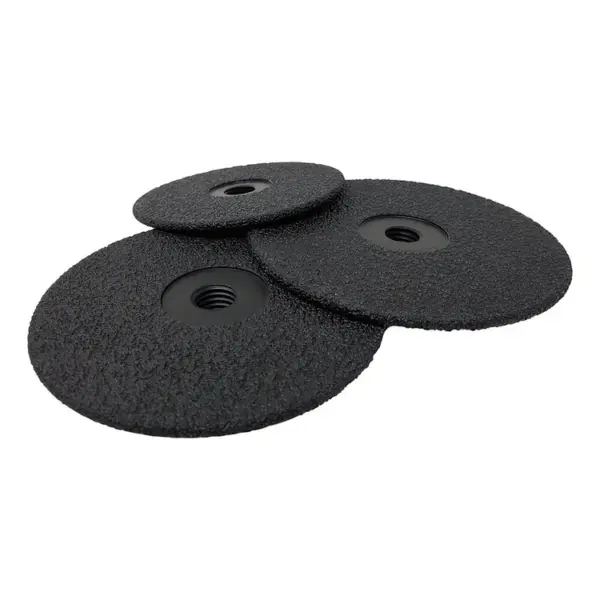 High-performance diamond cup wheel for efficient vacuum brazed grinding and polishing.