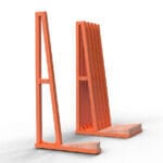 Abaco A Frame slab truck for transporting large stone and granite slabs efficiently.