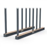 Abaco_slab_rack_BSR010 for storing marble granite and quartz slabs