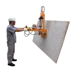 Abaco SVL25 vacuum lifter for stone slabs, ensuring safe and efficient handling.