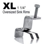 go clips xl for sink installation
