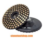 Metal Dot Diamond Pad_quartz