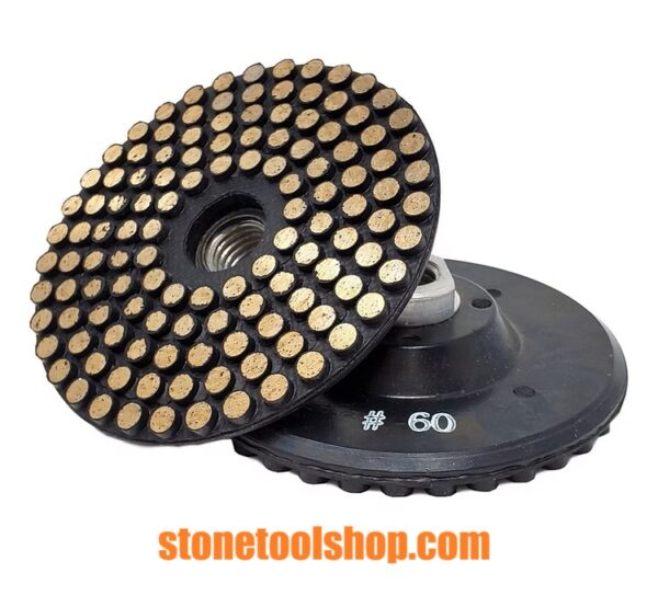Metal Dot Diamond Pad_quartz