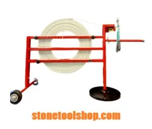 fiberglass_rodding_stand_cart_granite_quartz