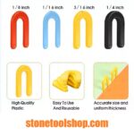 horseshoe_plastic_shims_red_blue_yellow_black horseshoe_plastic_shims_red_blue_yellow_black